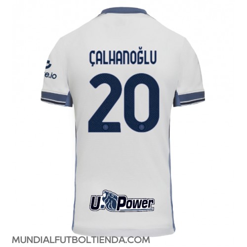 Camiseta Inter Milan Hakan Calhanoglu #20 Segunda Equipación Replica 2024-25 mangas cortas